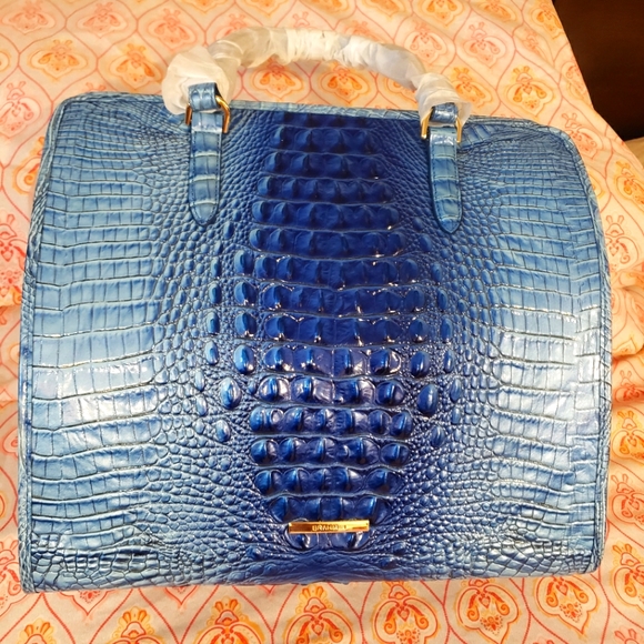Brahmin Handbags - Brahmin Tia Electric Blue Ombre